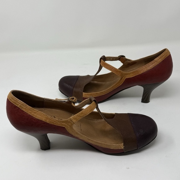 jeffrey campbell womens colorblock leather Maryjane anthropologie US 9 flapper - Picture 11 of 16